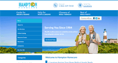 Desktop Screenshot of hamptonhomecare.com